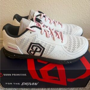 Born Primitive Savage Training Sneakers in White and Bubblegum